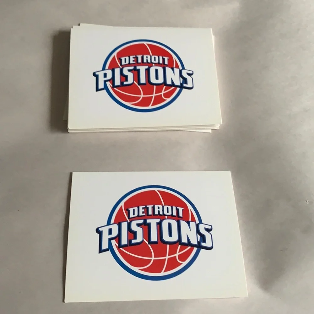 Detroit Pistons Blank Cards (19) no envelopes